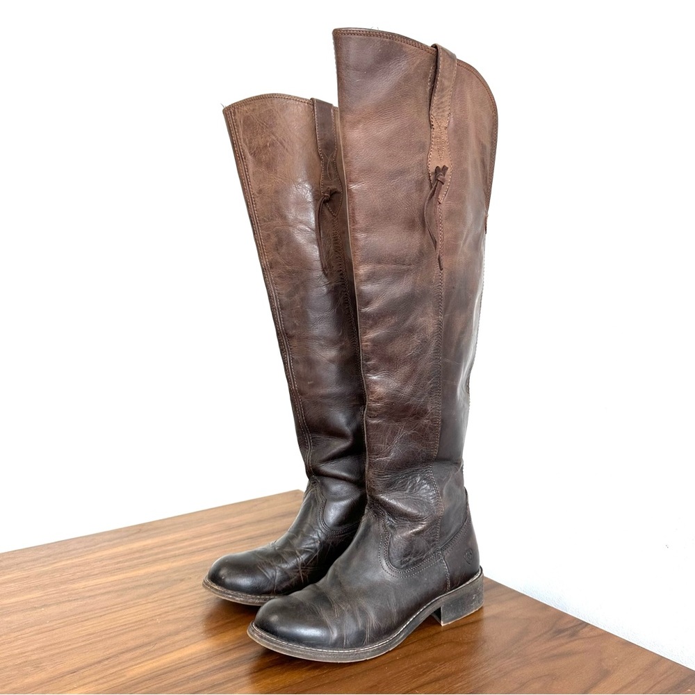 Ariat Farrah Western Boot over the knee otk riding boots brown leather